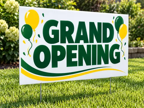 24 × 36″ custom printed yard sign